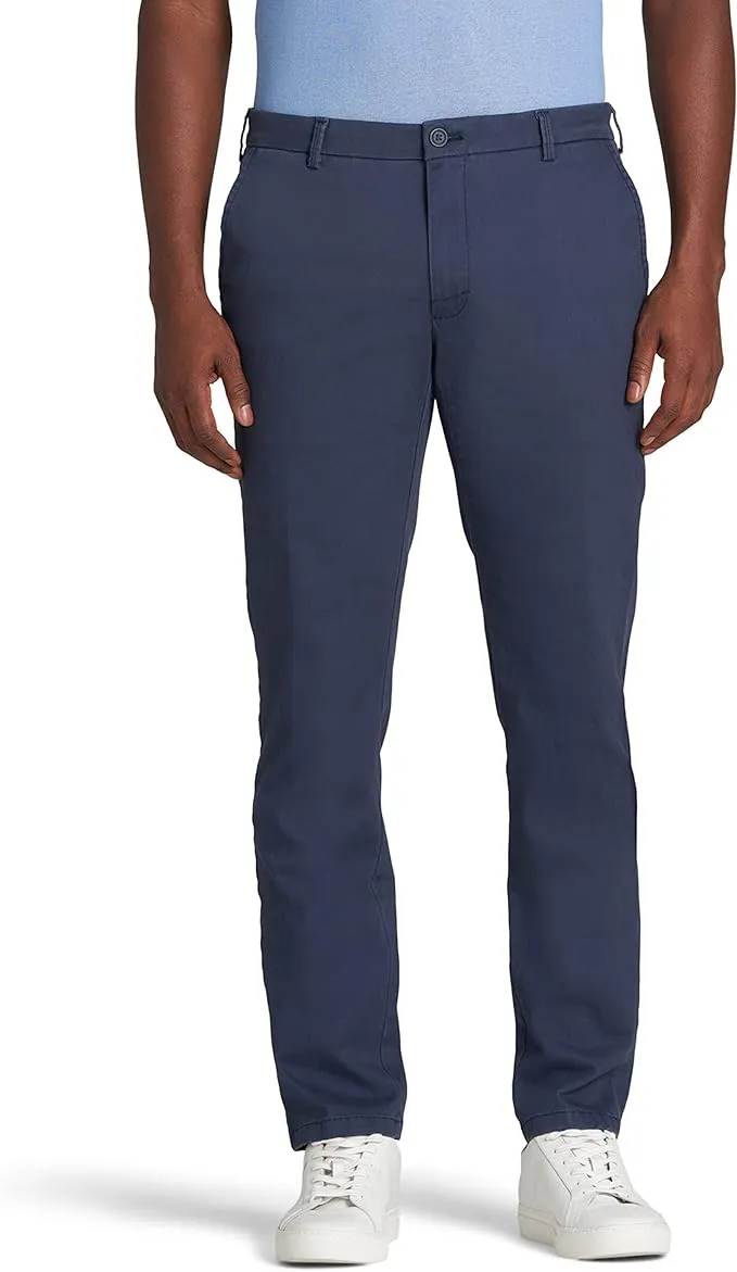 IZOD Men's Saltwater Flat Front Chino Pants