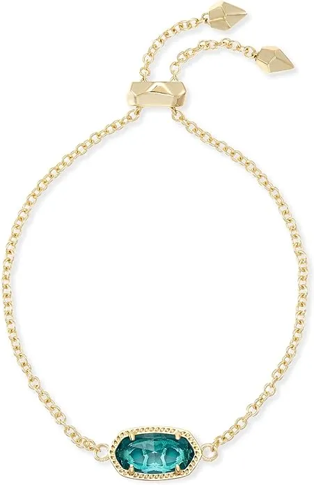 Kendra Scott Elaina Adjustable Chain Bracelet for Women, Fashion Jewelry, Gold-Plated