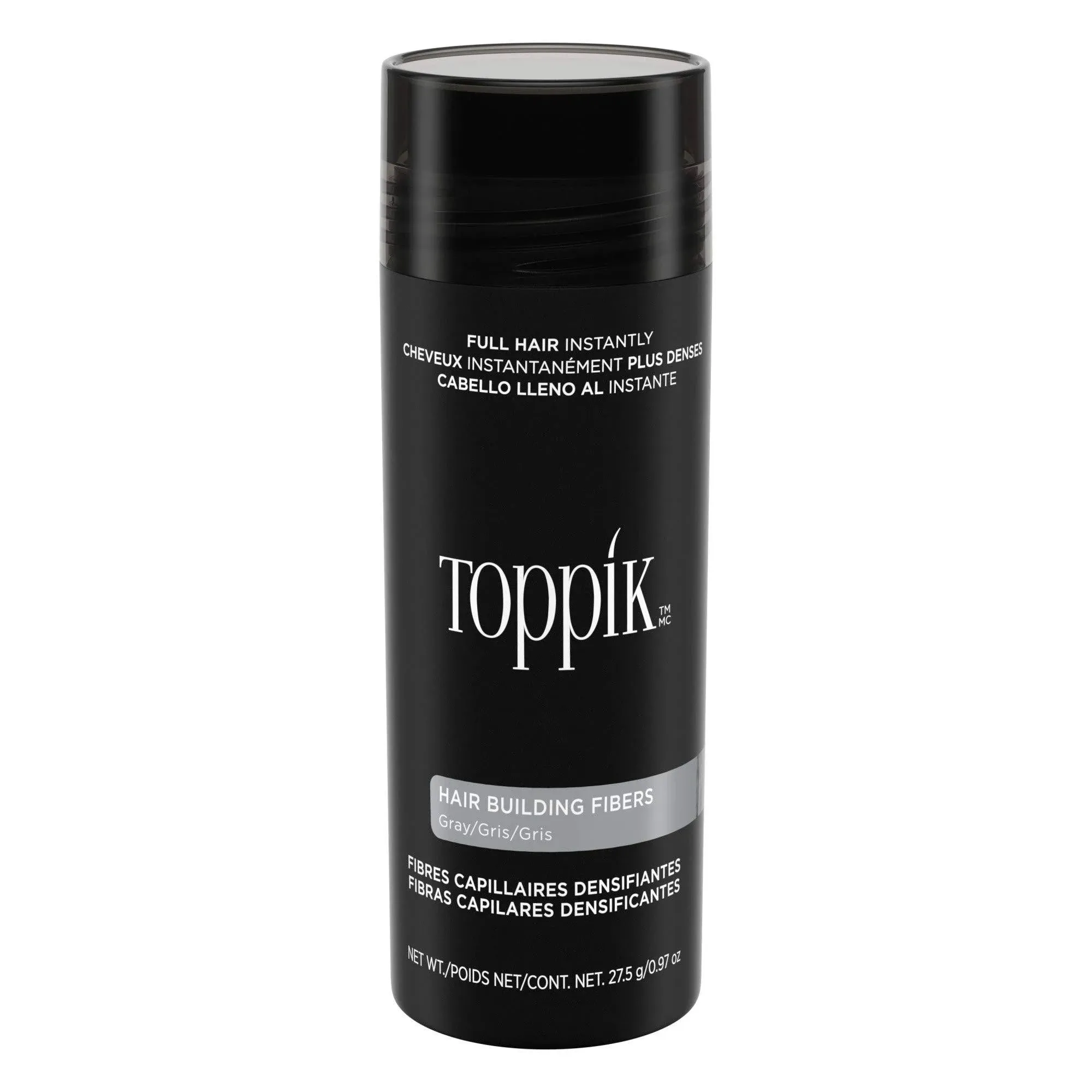 Toppik Hair Building Fibers - Gray - 0.97 oz