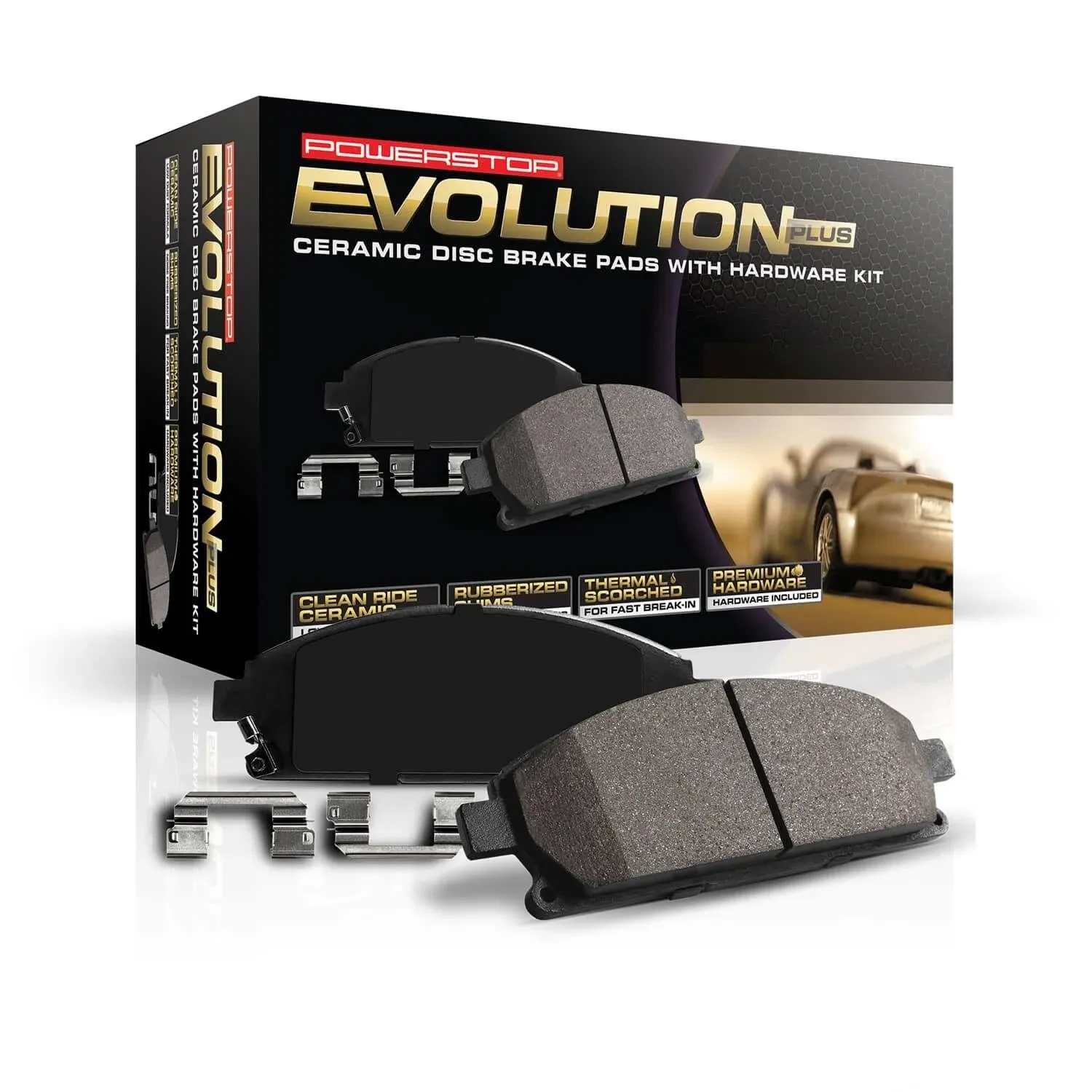 Power Stop 17-914 - Z17 Evolution Plus Ceramic Front Brake Pads