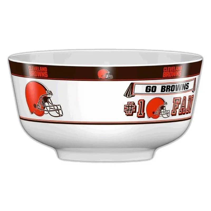 YouTheFan Cleveland Browns Party Bowl