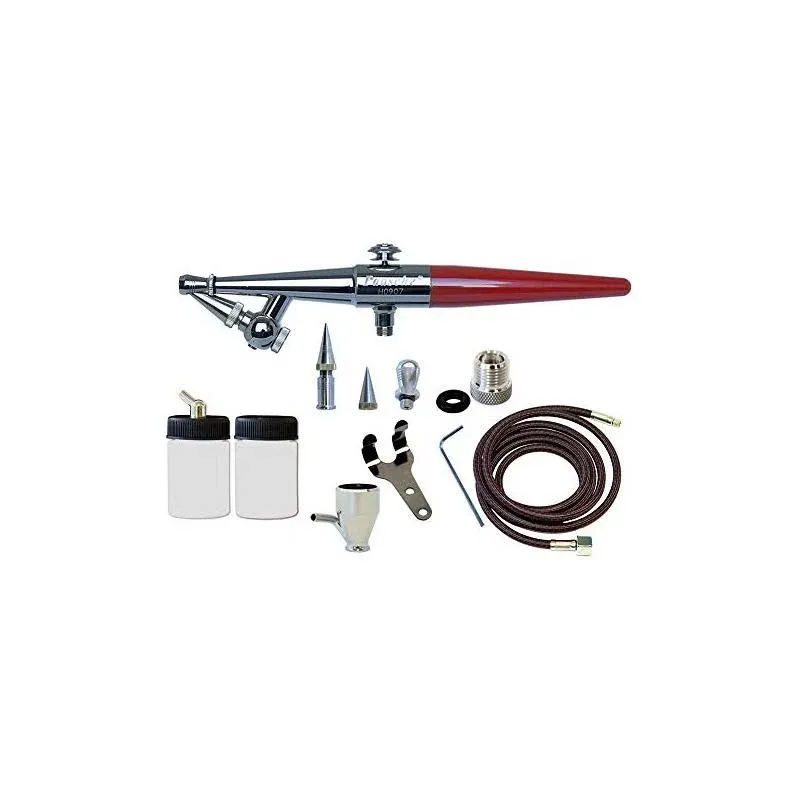 Paasche H-SET Single Action Siphon Feed Airbrush Set Kit Air Hose Hobby Craft