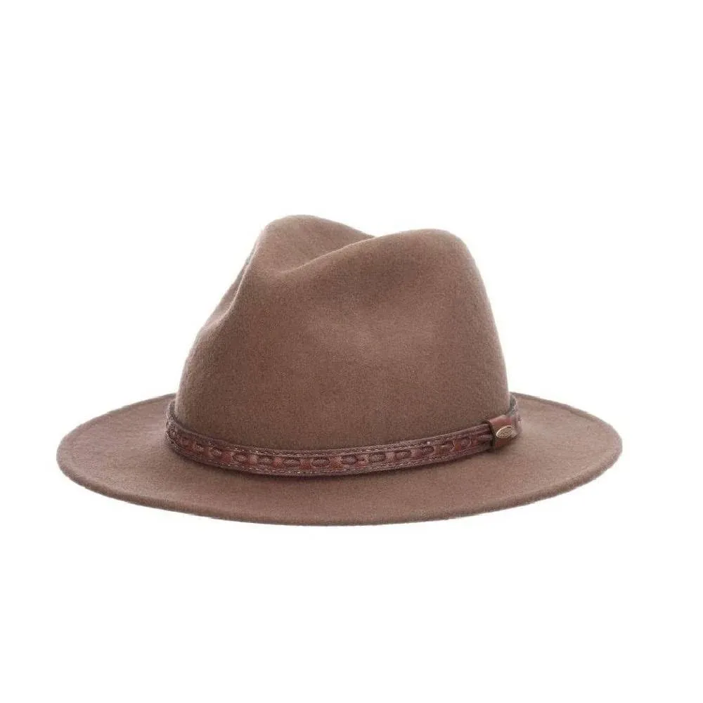 Scala Men's Wool Felt Safari Hat