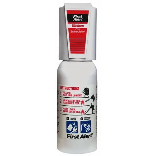 First Alert Kitchen5 Fire Extinguisher, 5B:C, Dry Chemical, 2 Lb