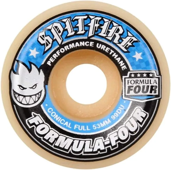 Spitfire Conical Full Formula Four Wheels 52mm