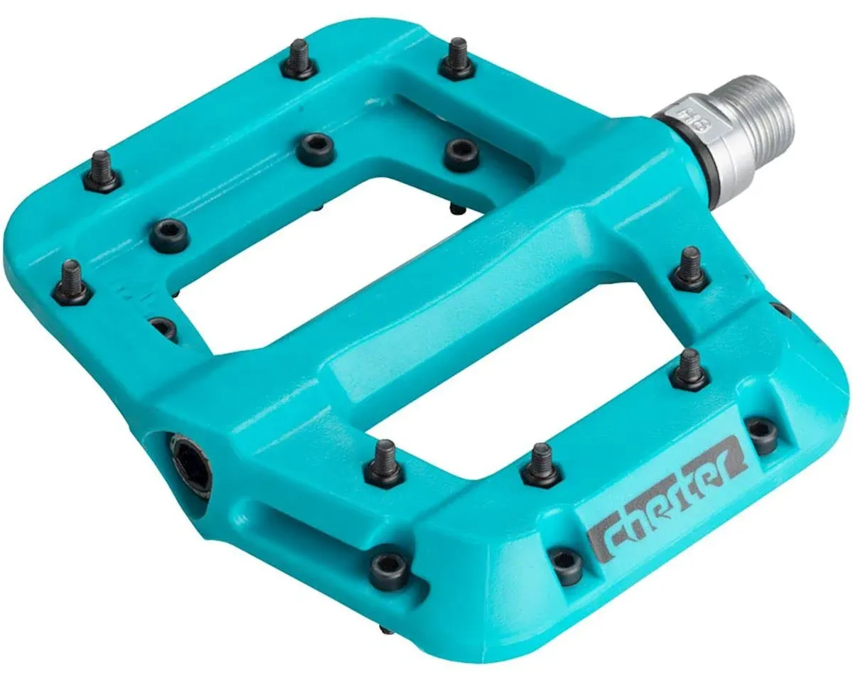 Chester Composite Platform Pedals Turquoise