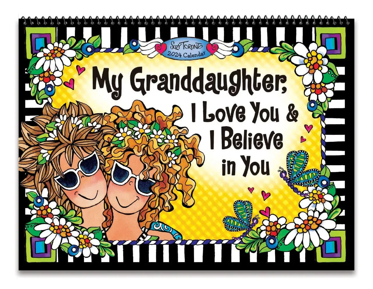 My Granddaughter, I Love You & I Believe in You 2024 Calendar