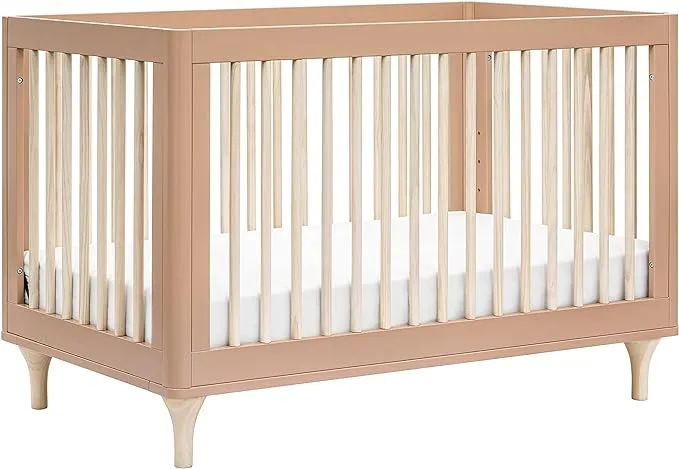 Babyletto Lolly 3-in-1 Convertible Crib with Toddler Bed Conversion Kit - Canyon / Washed Natural