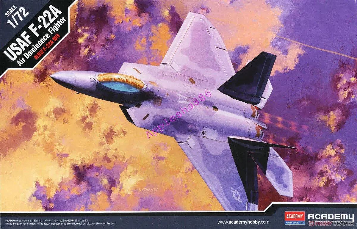 Academy 1/72 F-22A Raptor 12423