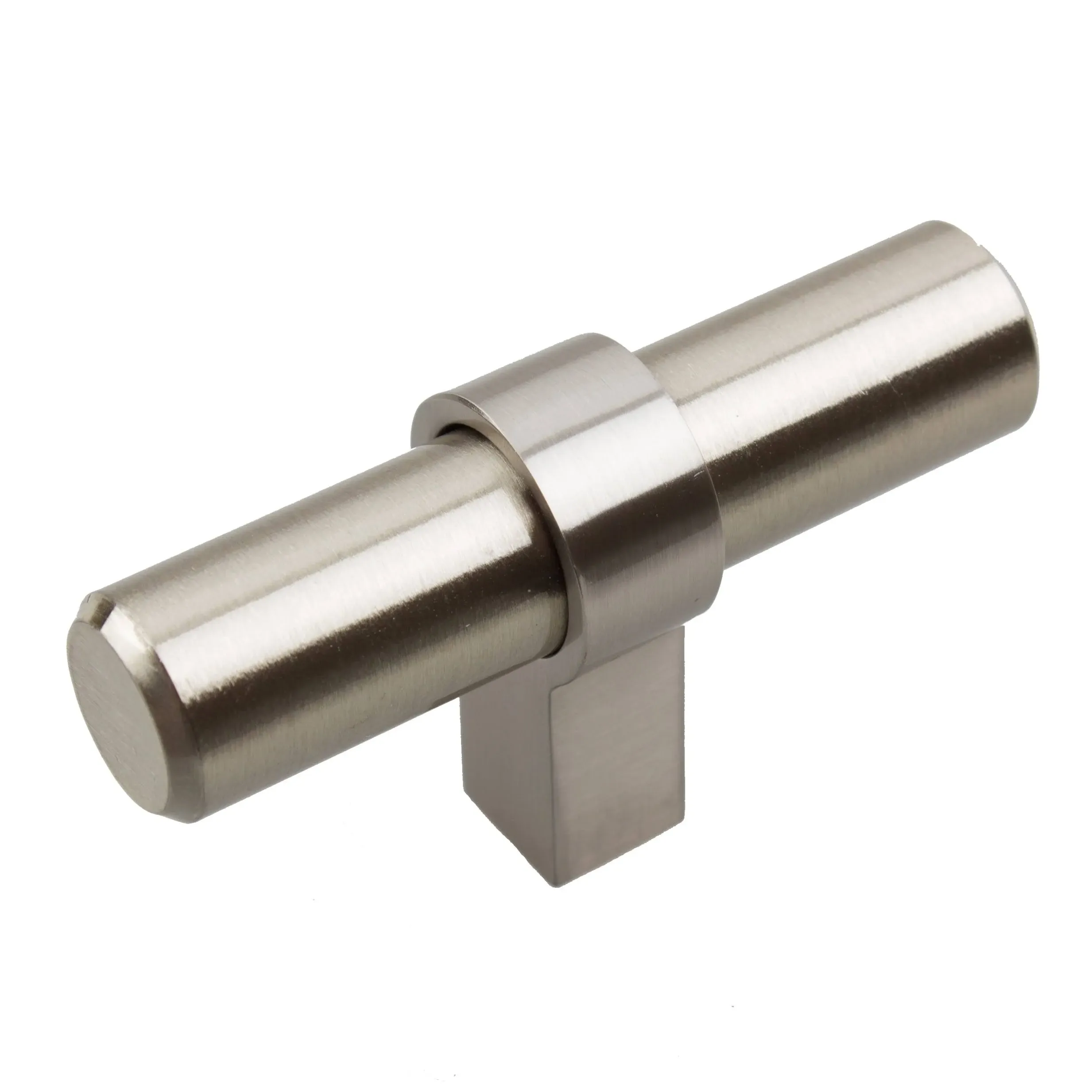 GlideRite 2.25-Inch Solid Stainless Steel Finish Euro Cabinet T-Bar Knob (Pack of ...