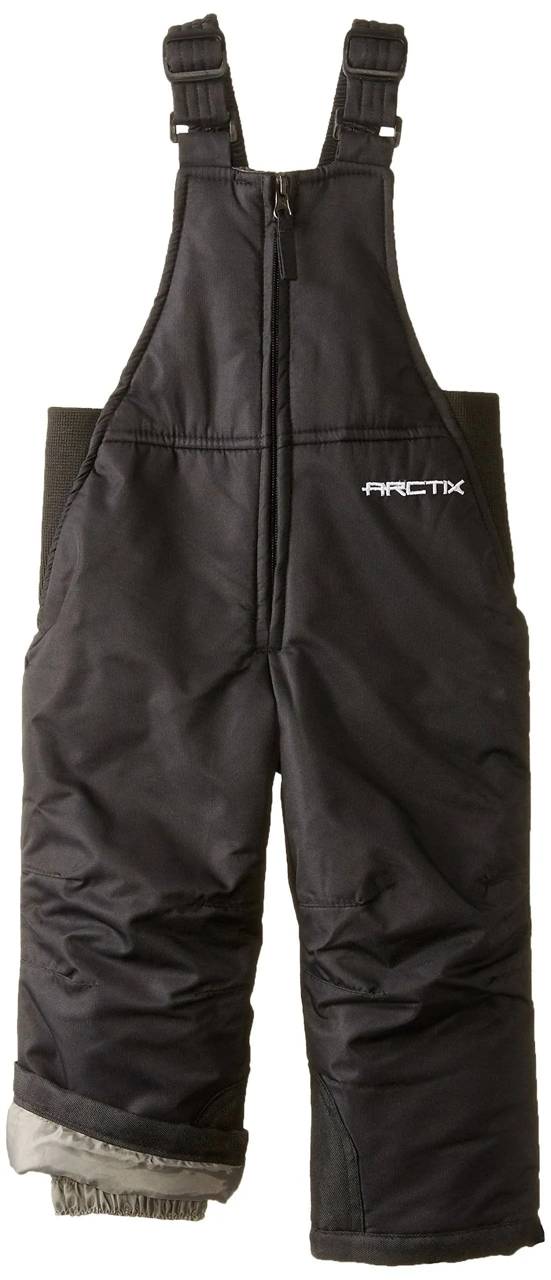 Arctix Infant-Toddler Chest High Snow Bib Overalls, Black, 18 Months