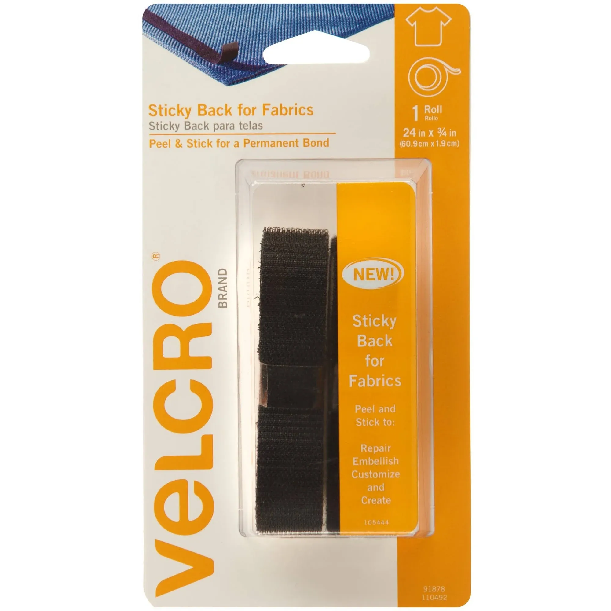 VELCRO Sticky Back Fabric Tape