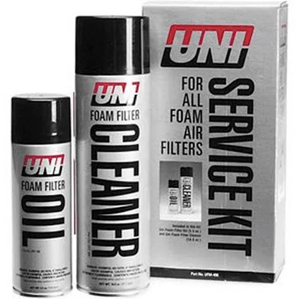 Uni Foam Filter Oil &amp; Filter Cleaner Kit ATV Dirt Bike Chemical Cleaner UFM-400