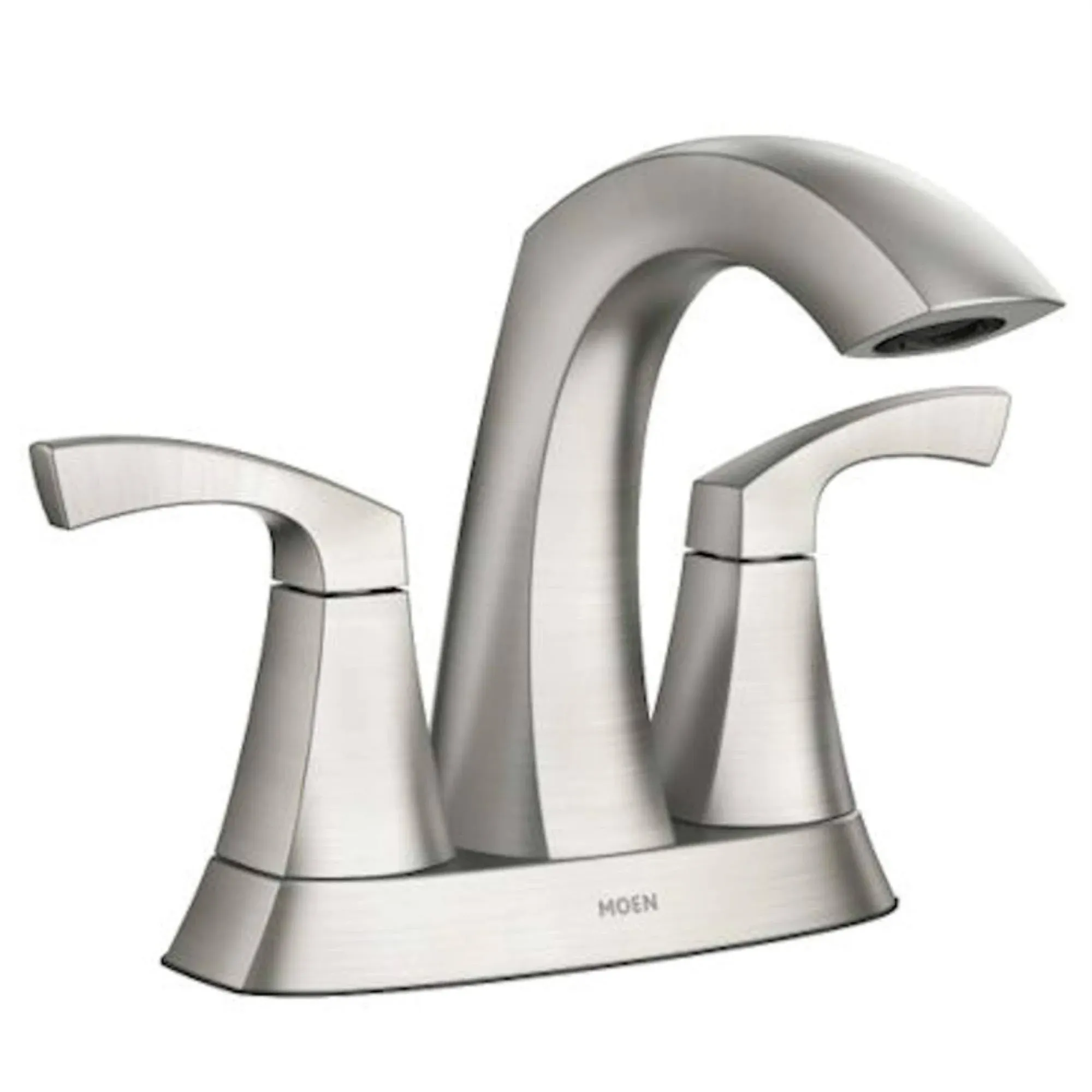 Moen Lindor 84506 Chrome 2-Handle 4-in Centerset WaterSense Bathroom Sink Faucet with Drain