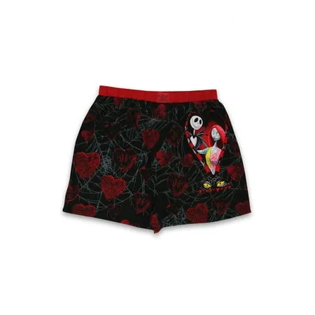 Nightmare Before Christmas Jack Sally Men s Male Boxer Shorts 17NB195MBXYT