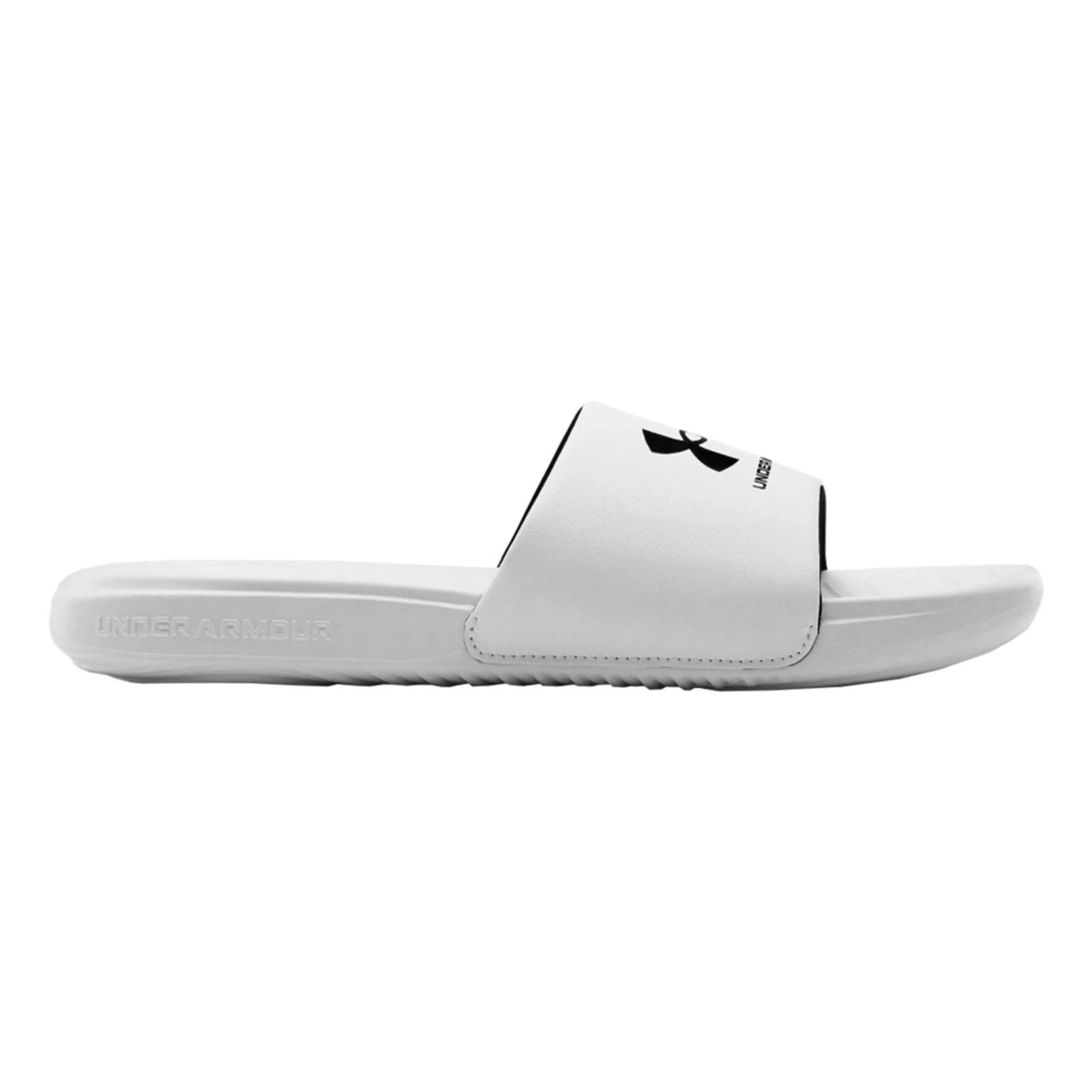 Under Armour Ansa Fixed Slides - White, 7