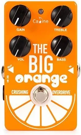 Caline Electric Crushing Overdrive Multi Distortion Guitar Effect Pedals 9V DC The Big Orange Engineering Pedals Acoustic Guitar Bass Reverb True Bypass CP-54