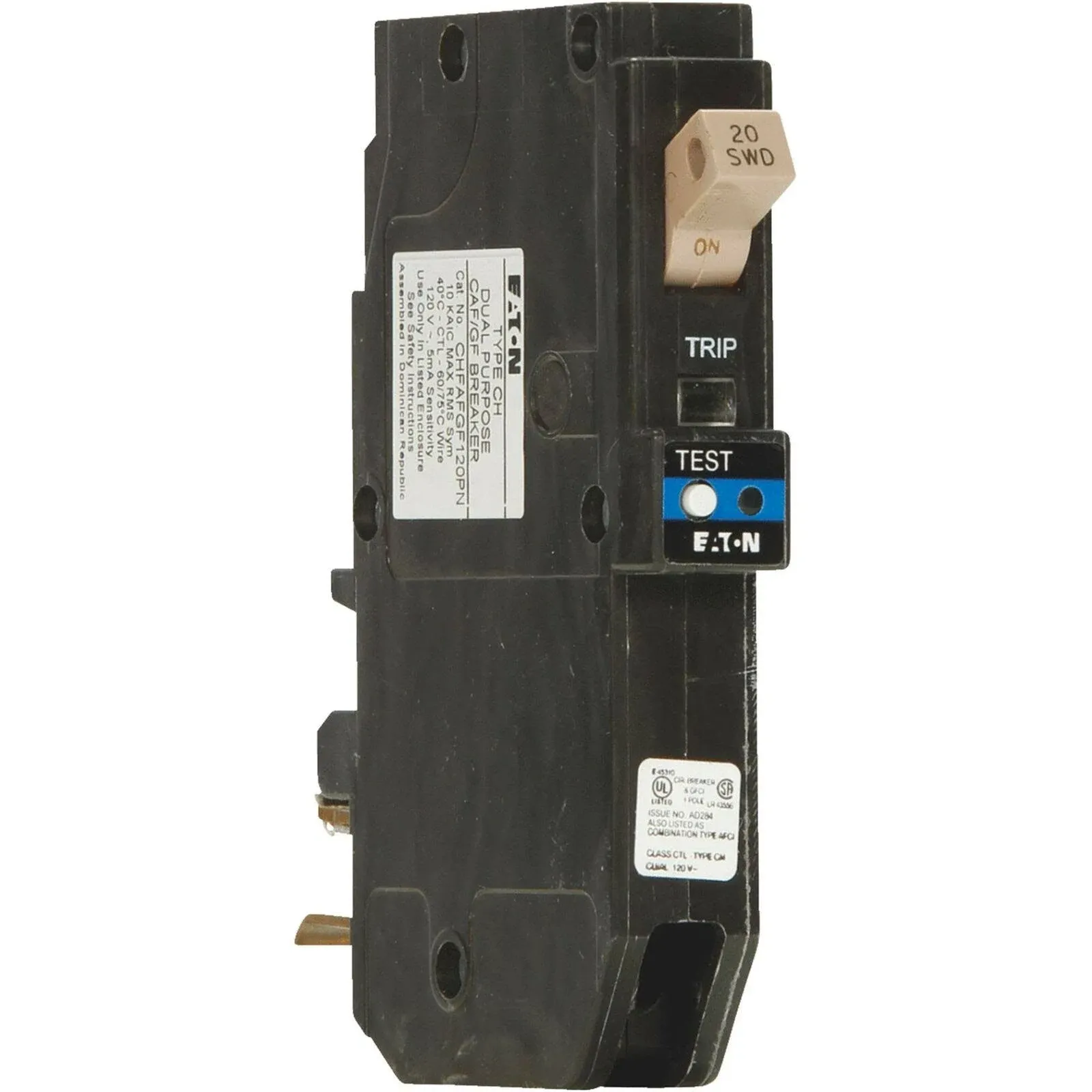 Eaton CHFAFGF120PN Arc Fault/Ground Fault Circuit Breaker