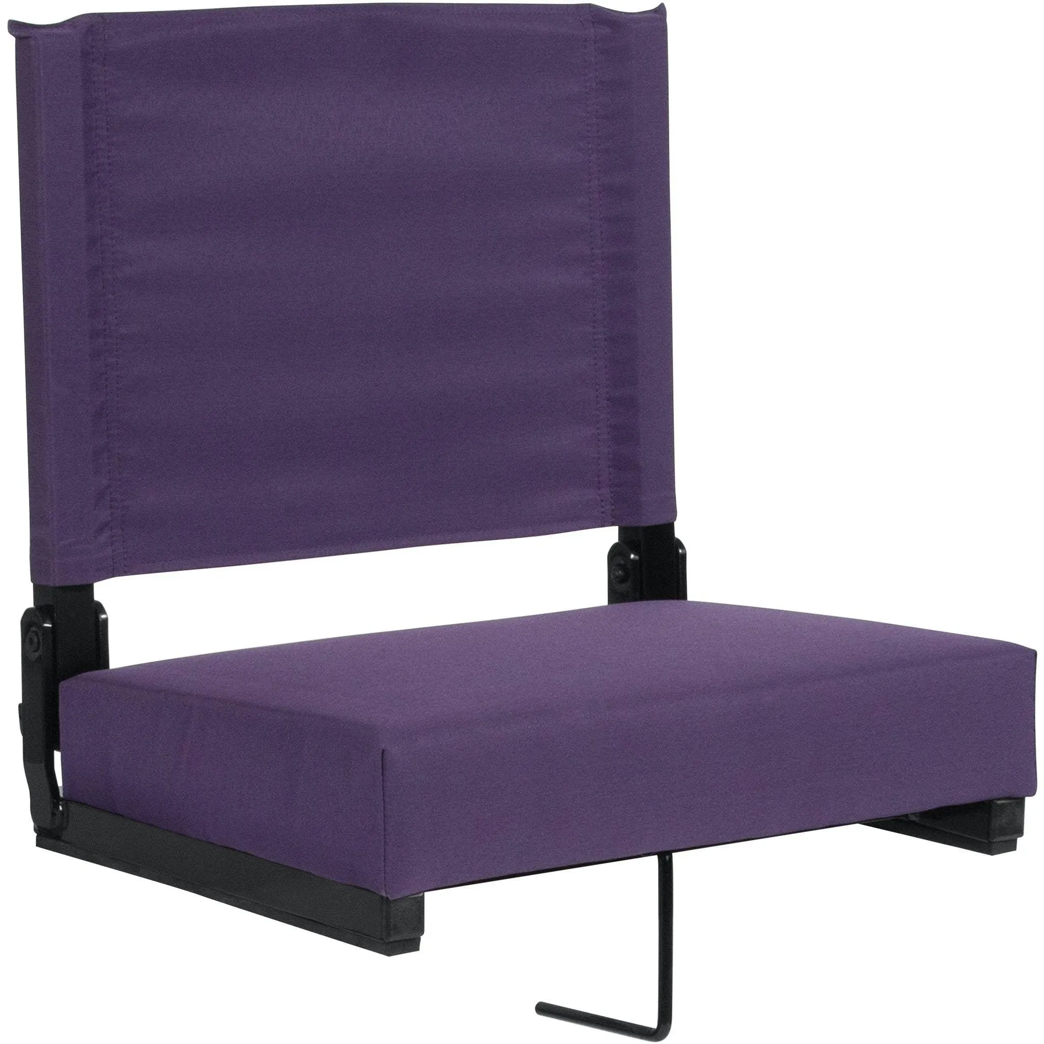 Flash Furniture XU-STA-DKPUR-GG Grandstand Dark Purple Ultra-Padded Bleacher Comfort Seat