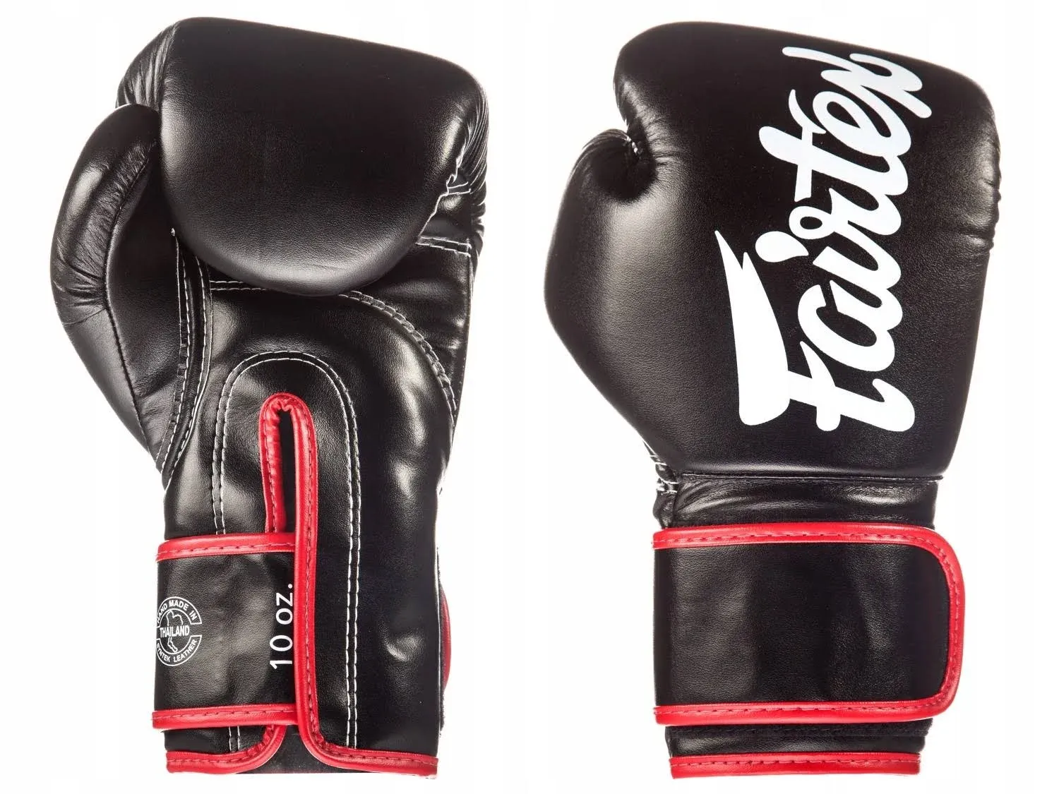 GENUINE FAIRTEX BRAND NEW MICRO FIBER BOXING GLOVES BLACK COLOR