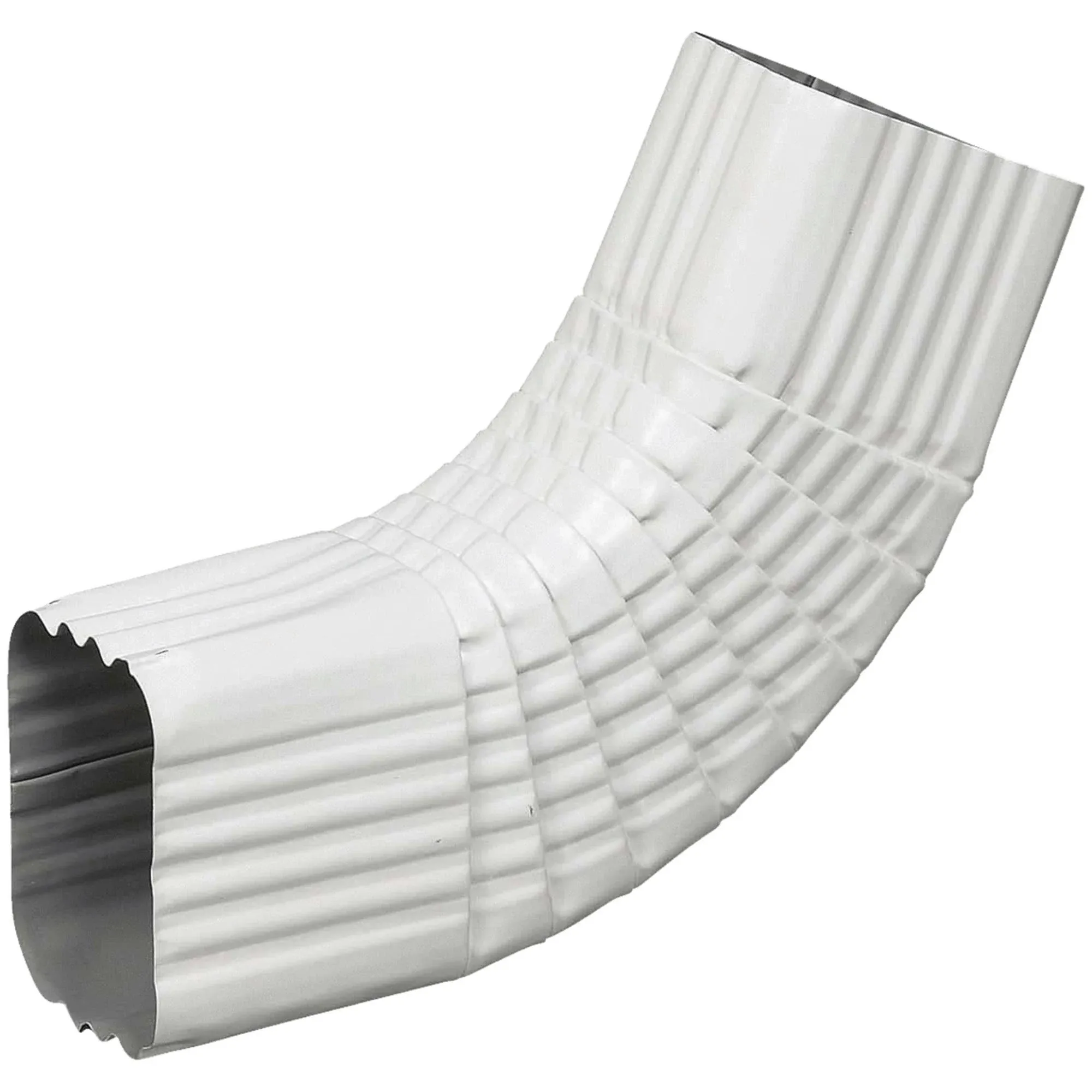 Amerimax 47265 Aluminum B Elbow, White, 3" x 4"