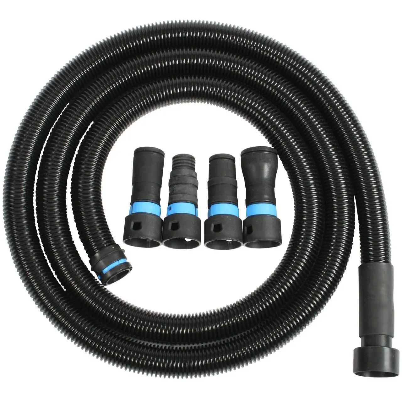 Cen-Tec Systems 95567 Antistatic Vacuum Hose and Adapter Set, 10 ft, Black