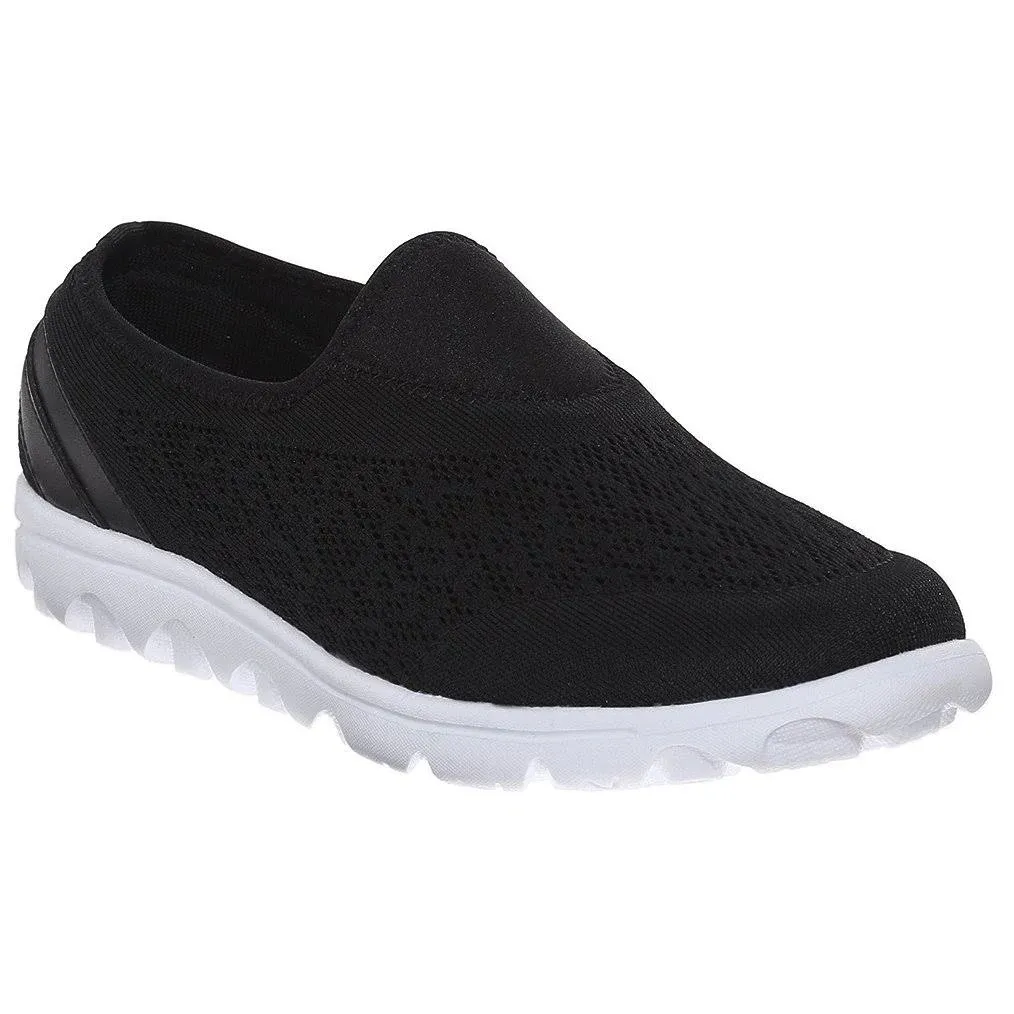 Propet Women&s TravelActiv Slip-On Black 5.5 M