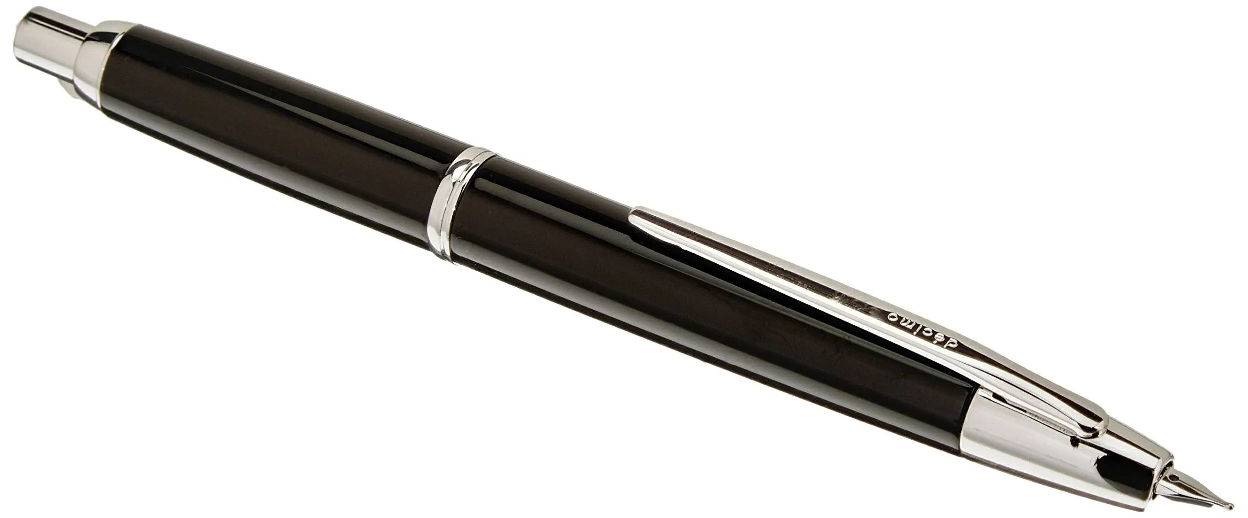 PILOT Fountain Pen FCT-15SR-B-M Capless Decimo Medium Black from Japan NEW