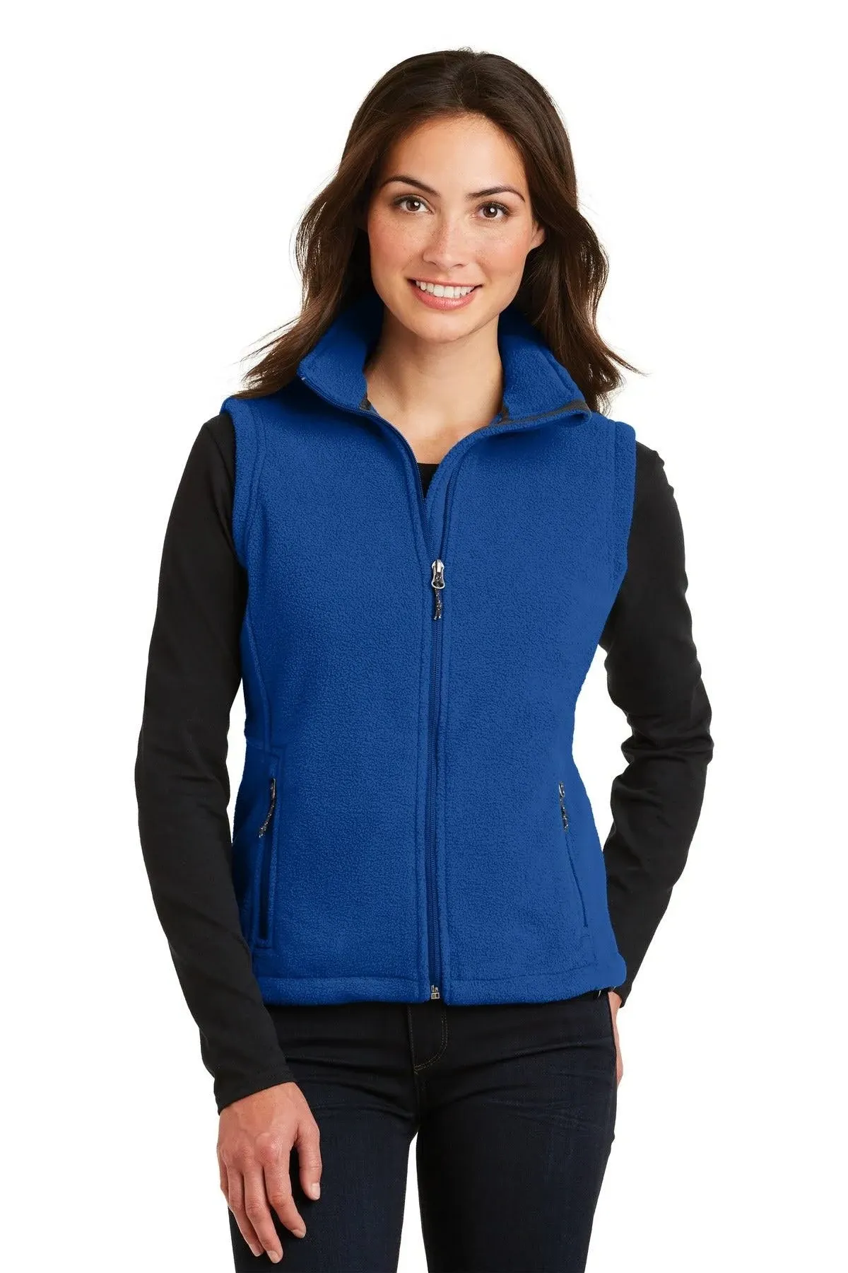 "Port Authority Women's True Navy Value Fleece Vest"