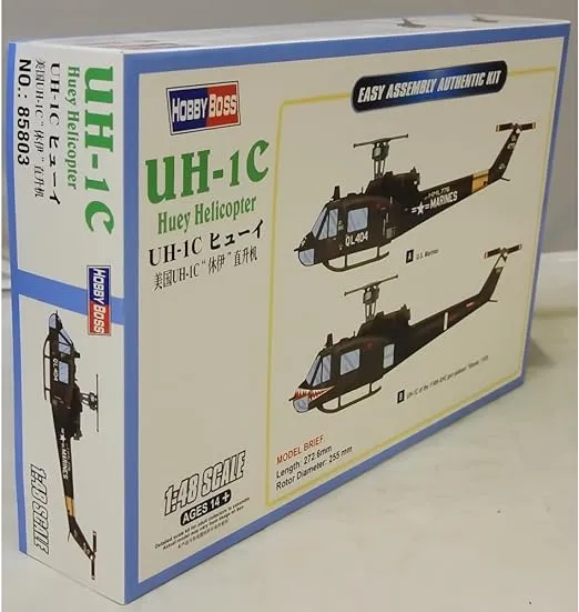 Hobby Boss Huey UH-1C 1/48 Scale Model Kit