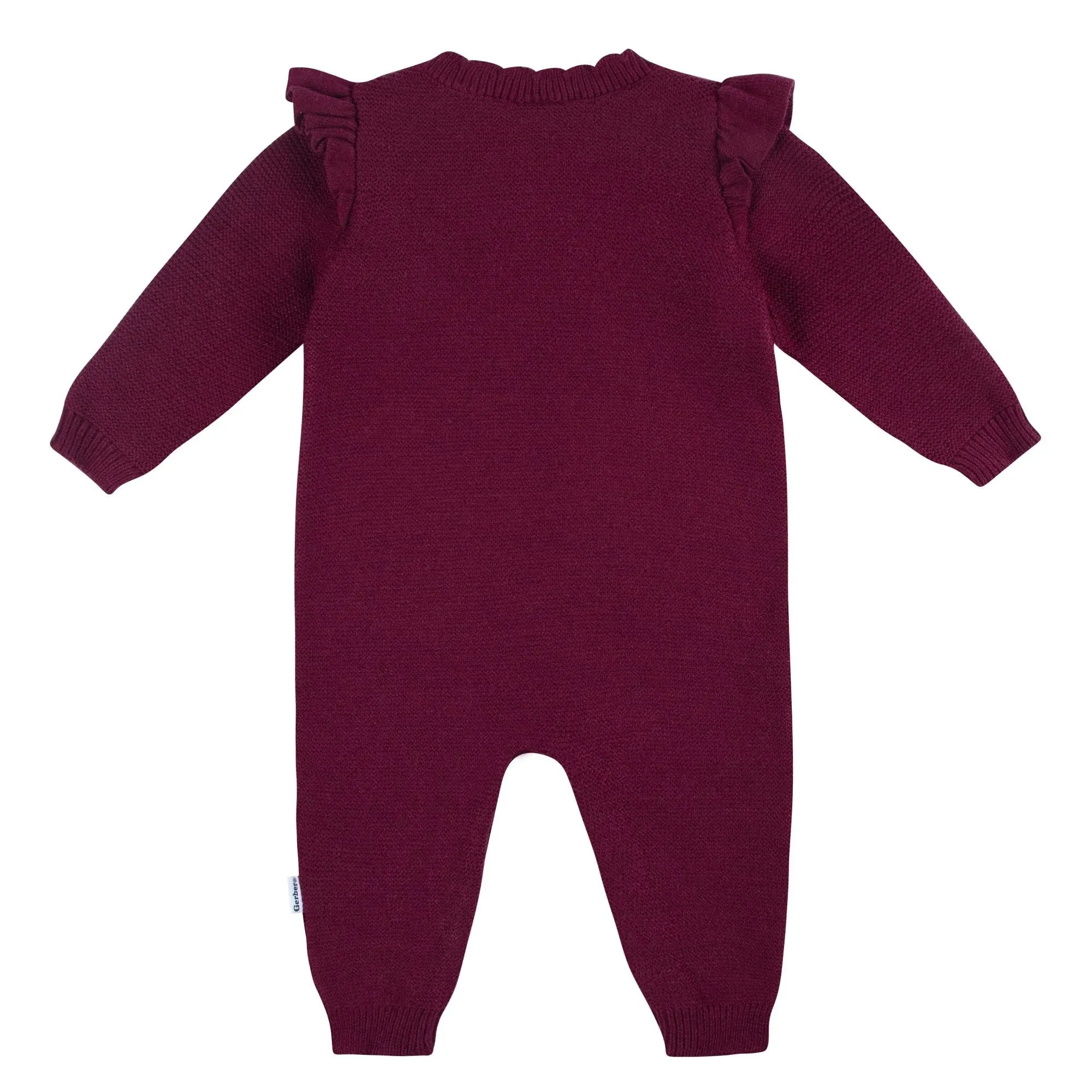 Gerber Baby Boys Sweater Knit Romper