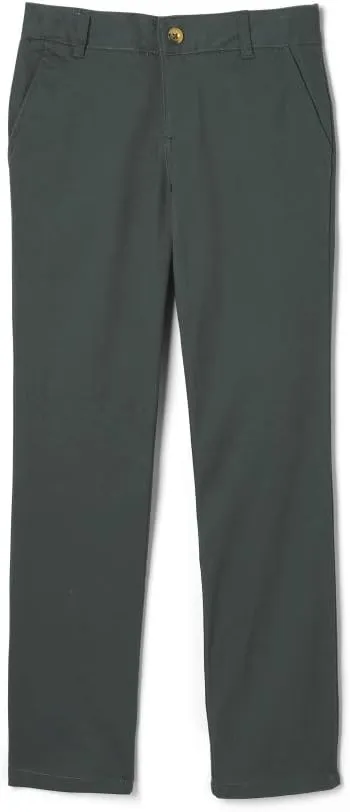 French Toast Girls Straight Leg Twill Pant