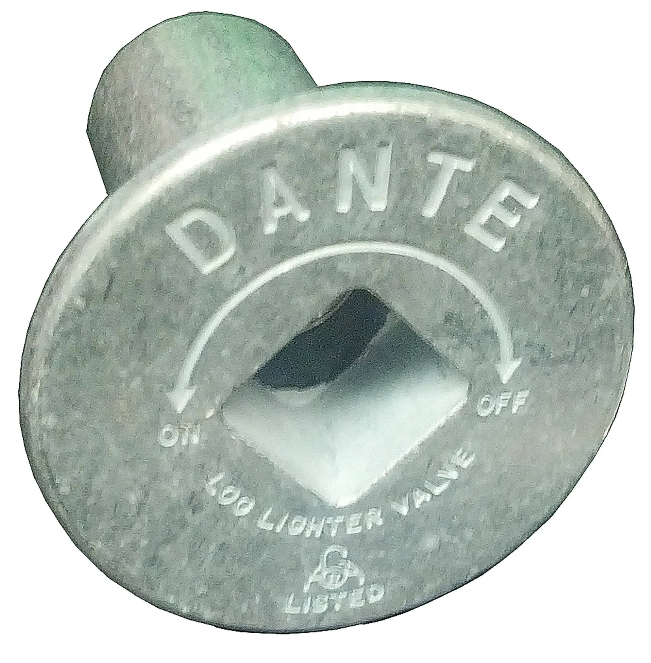 Dante FP-GV-PTR Floor Plate for Globe Valve, Pewter