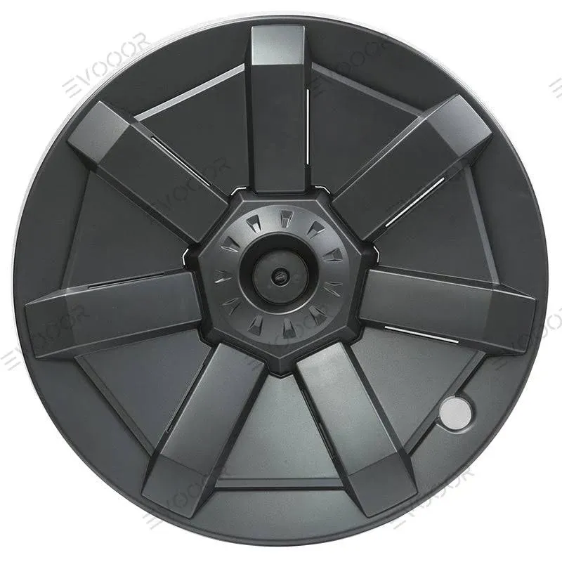 4PCS 19 Inch Matte Black Gemini Style Wheel Cover Hub Cap Fit 2020-2023 Model Y