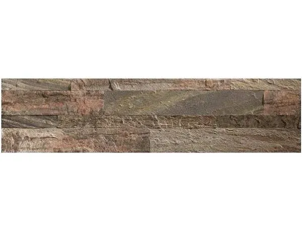 Aspect 24 in. x 6 in. Peel and Stick Stone Decorative Backsplash in Weathered Quartz, Multi