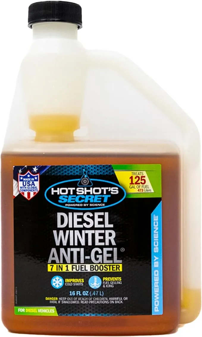 Hot Shots P403332Z 32 oz Diesel Winter Round Anti-Gel