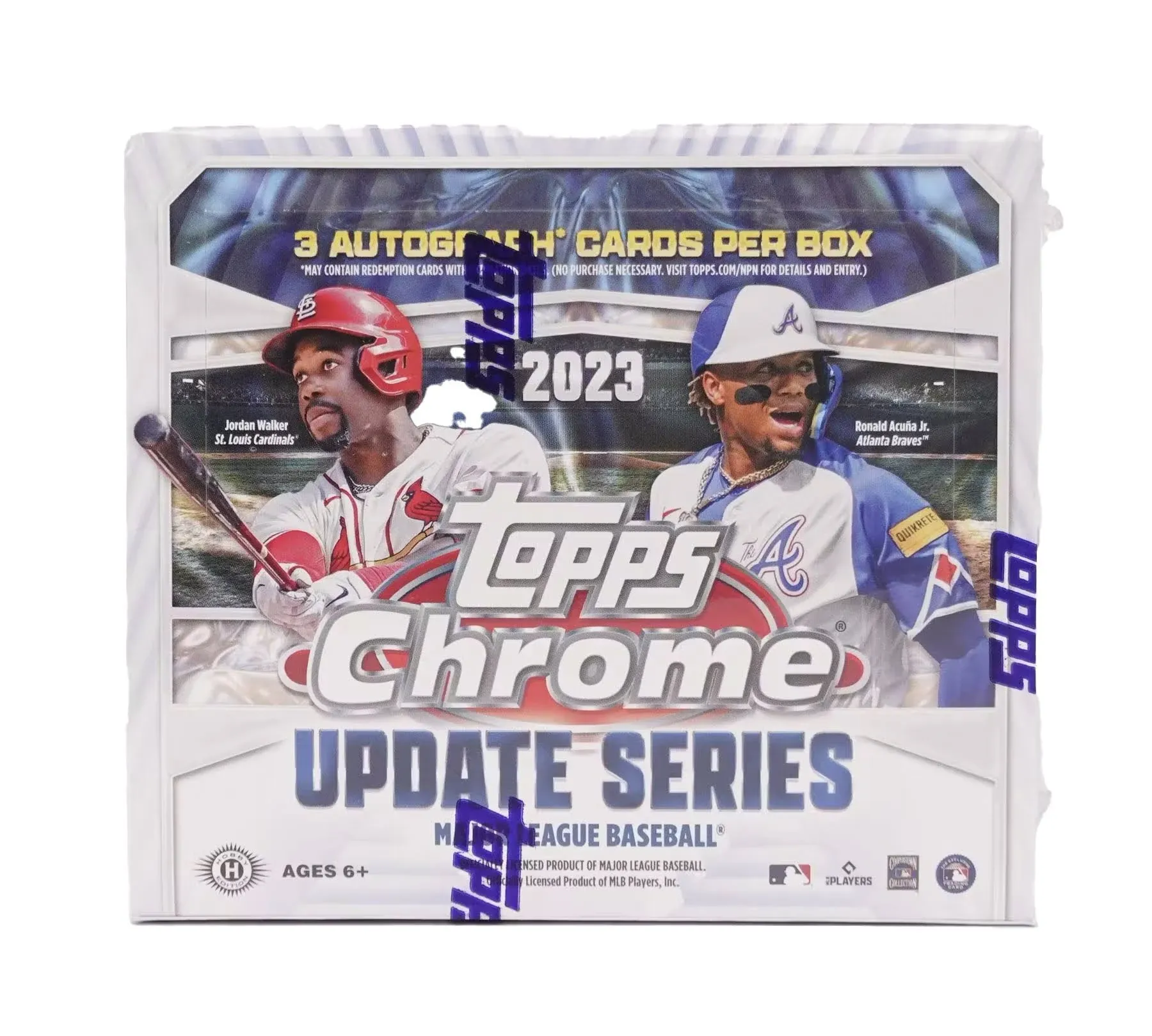 2023 Topps Chrome Update Series Baseball Jumbo Hobby 8-Box Case