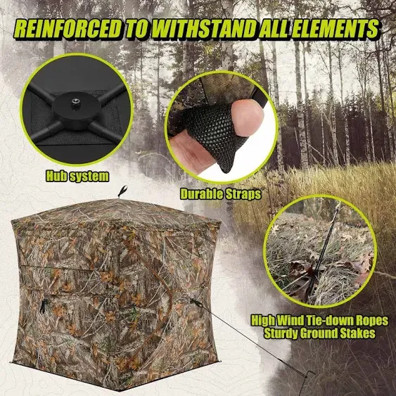 Tidewe See Through Hunting Blind with Carrying Bag