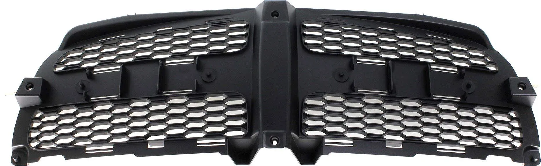 Evan-Fischer Grille Insert Compatible with 2011-2014 Dodge Charger Textured Blac