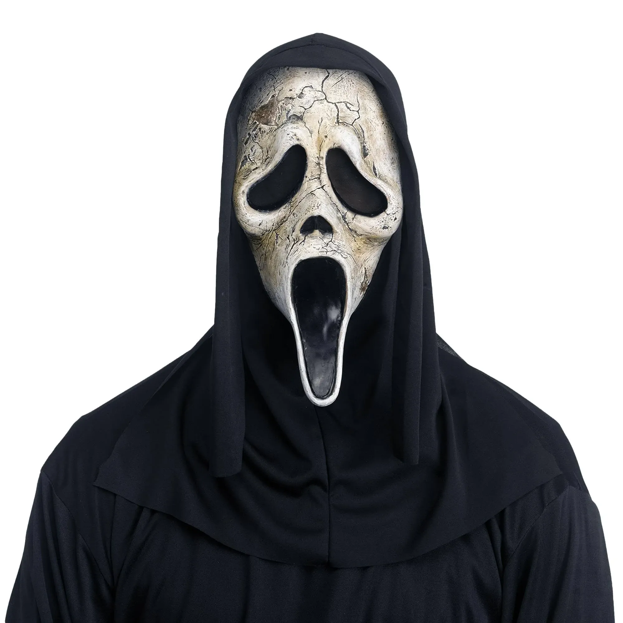 Fun World Ghost Face Aged Costume Mask