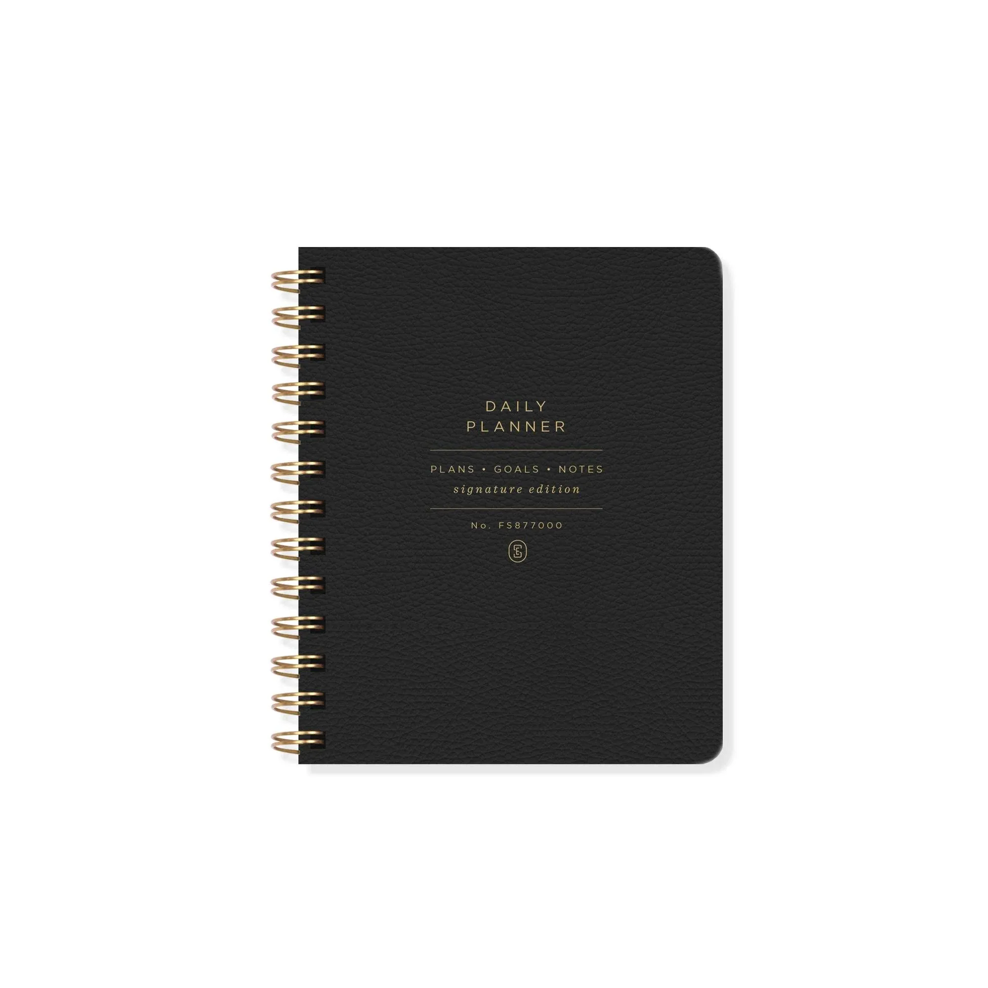 Fringe Studio Non-Dated Daily Planner, 160 Pages, Twin-Ring Spiral Binding ...