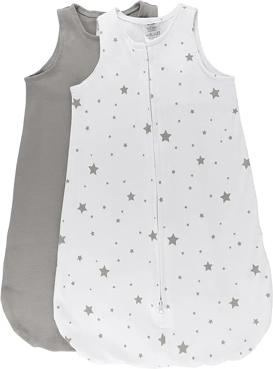 Wearable Blanket / Baby Sleep Bag I Grey Stars 12-18 Months