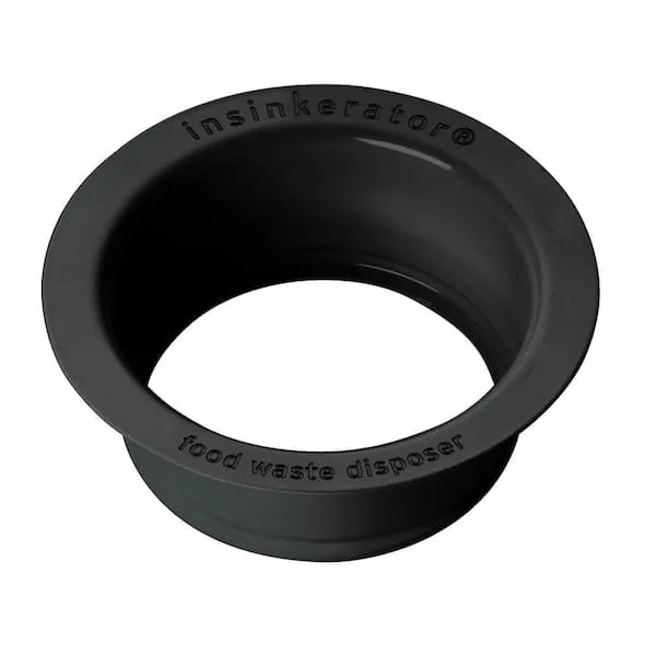 Waste Disposer Sink Flange, Matte Black