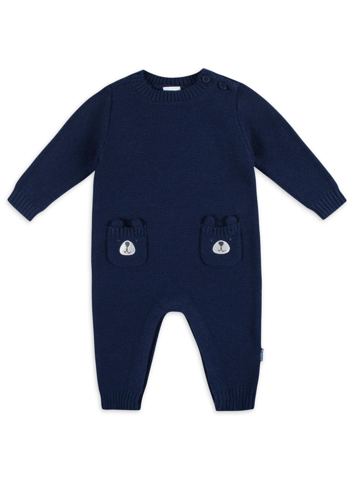 Gerber Baby Boys Sweater Knit Romper