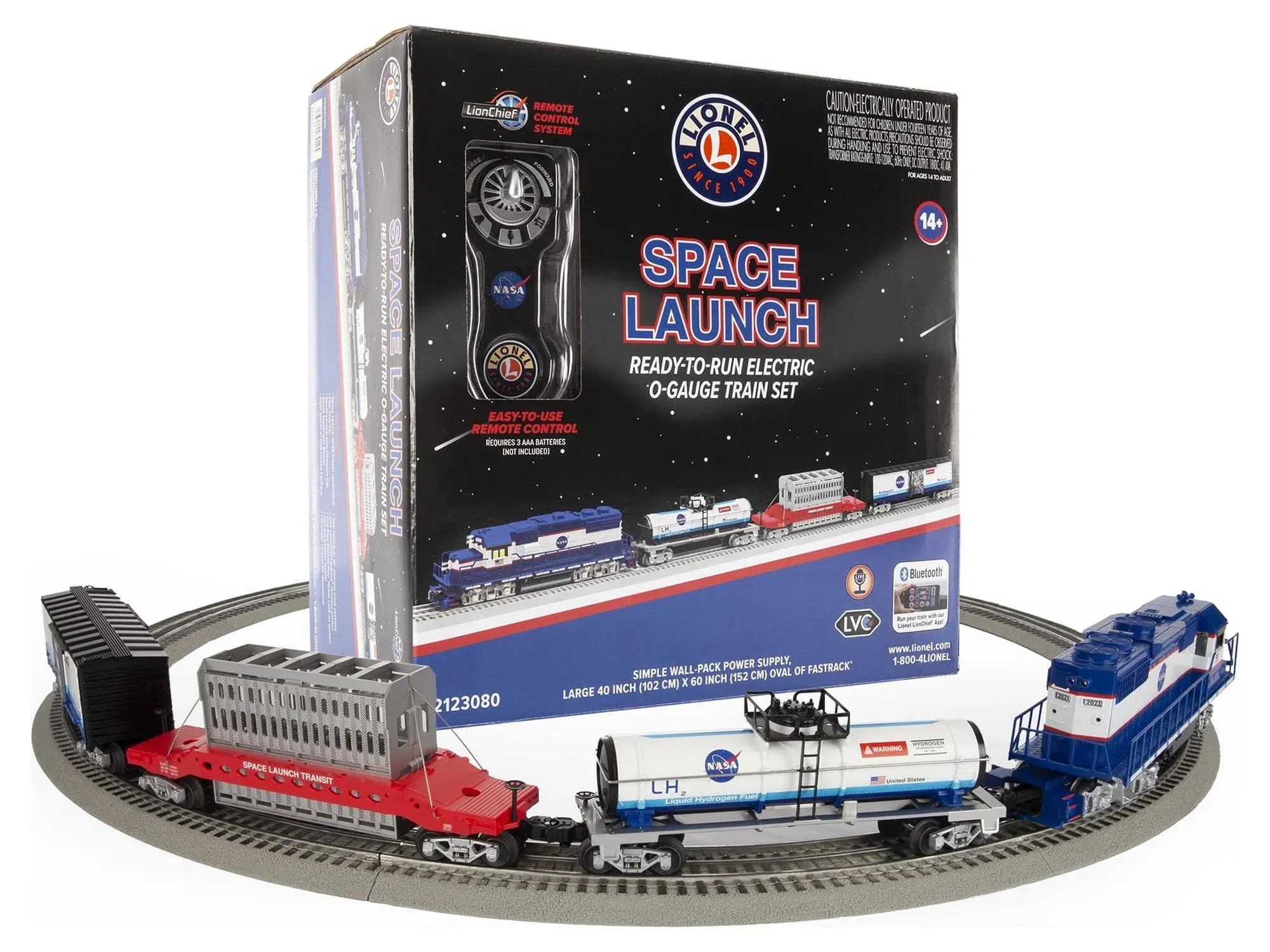 Lionel 2123080 O Space Launch LionChief Freight Set