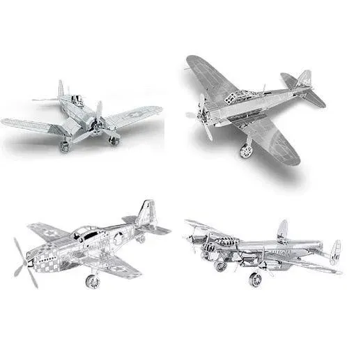 Mustang P-51 Warbird 3D Model Kit * Challenging Puzzle Fun * FREE USA SHIPPING🧩