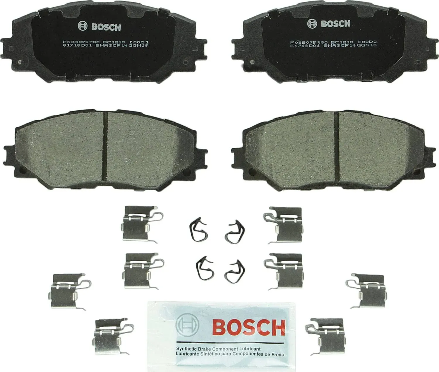 Bosch BC1210 QuietCast Premium Ceramic Front Disc Brake Pad