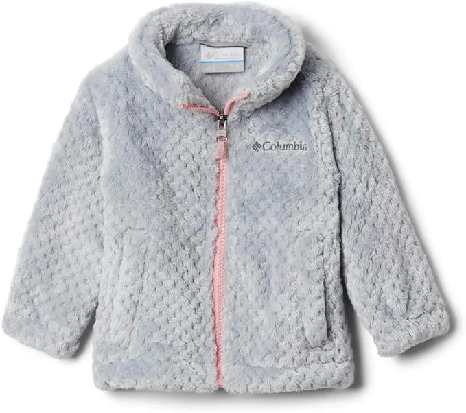 Columbia Girls' Fire Side Sherpa Full Zip Jacket - XS - Columbia Grey