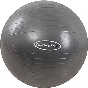 BalanceFrom Anti-Burst Exercise Ball with Quick Pump and Slip Resistant Surface