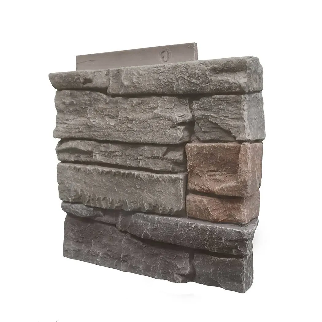 GenStone Kenai 12" Corner Panel Right Stacked Stone G2SSKICPR